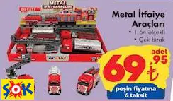 GOKİDY METAL İTFAİYE ARAÇLARI OYUNCAK